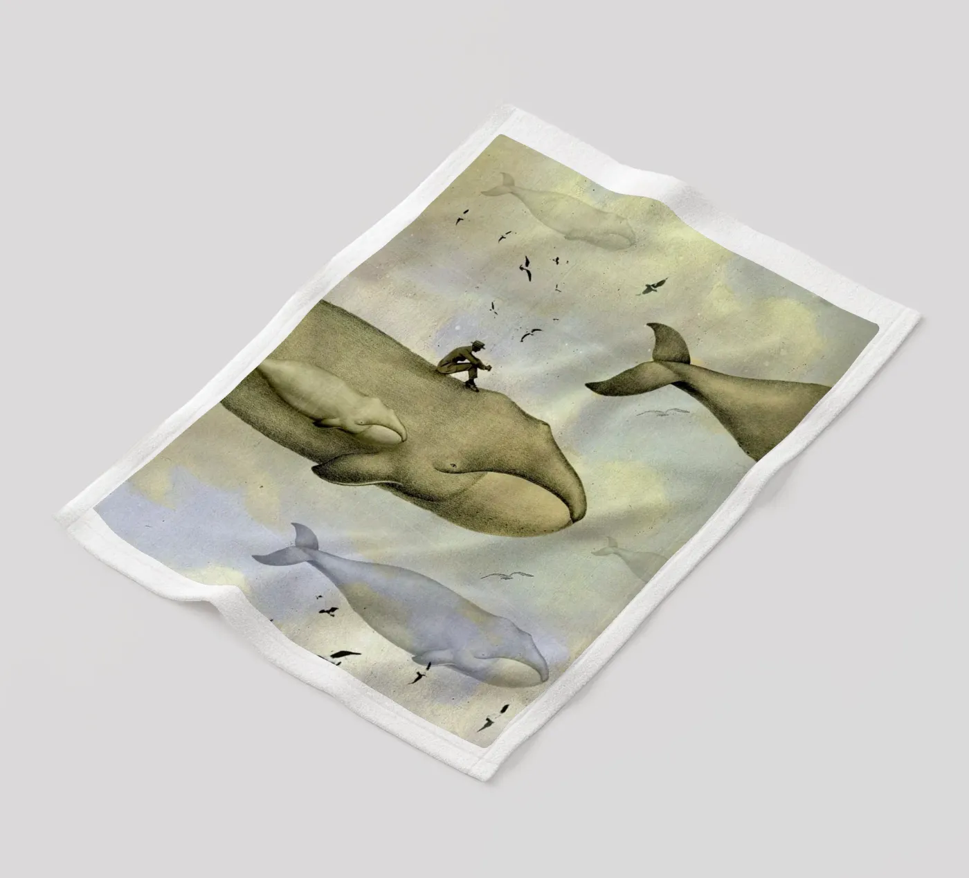 Contemplation Fleecedecke von Catrin Welz-Stein