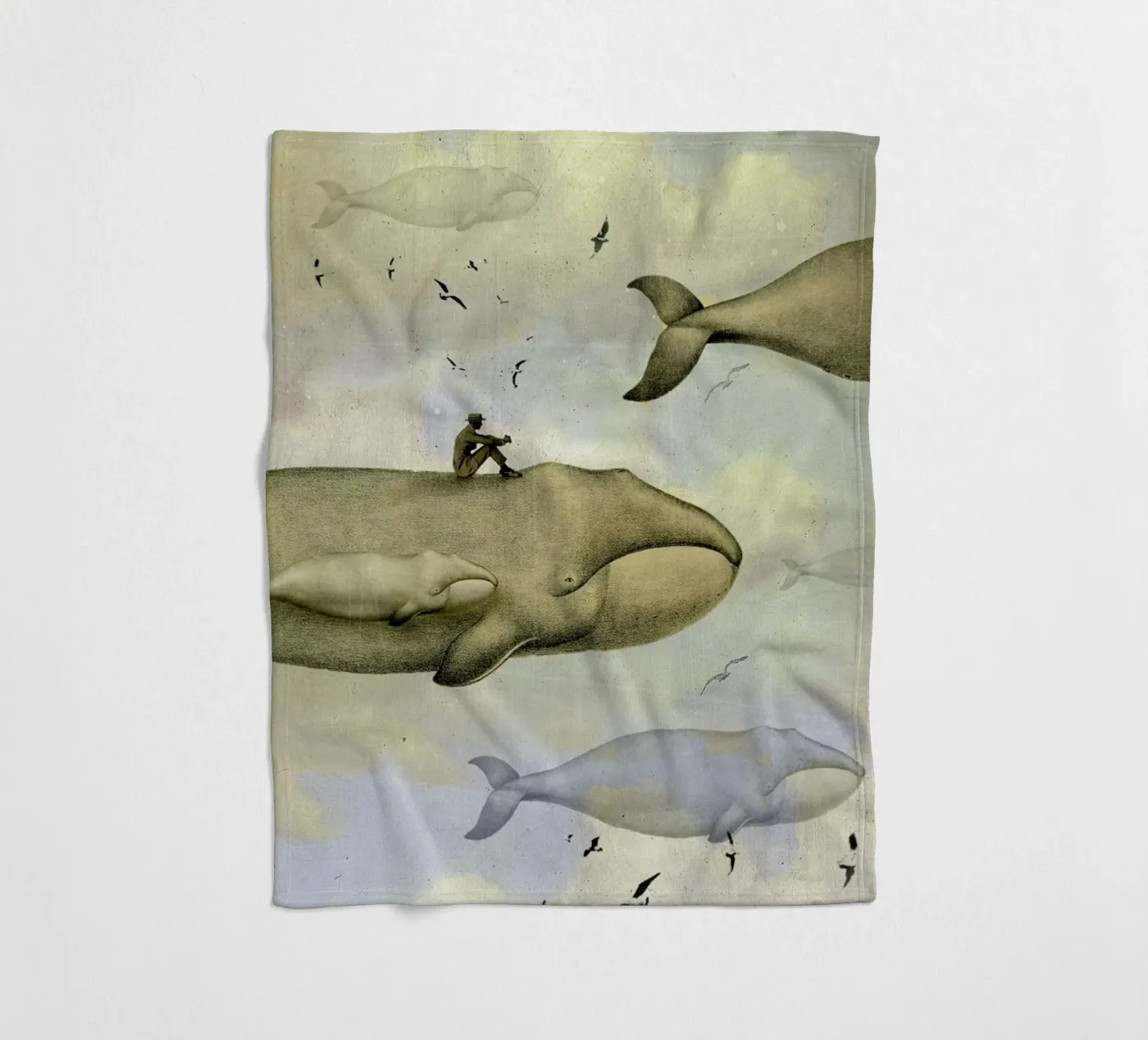 Contemplation Fleecedecke von Catrin Welz-Stein