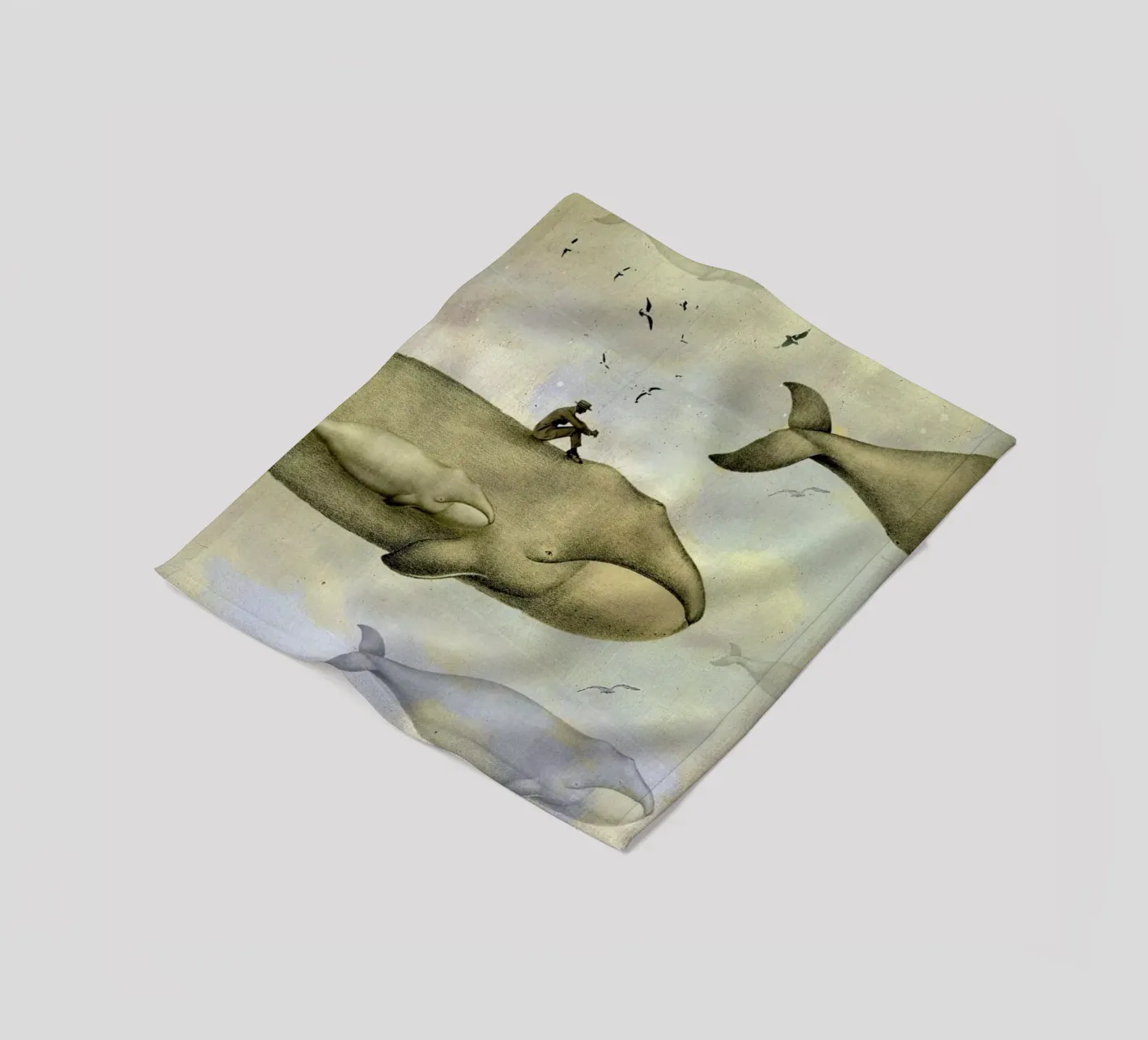 Contemplation Fleecedecke von Catrin Welz-Stein