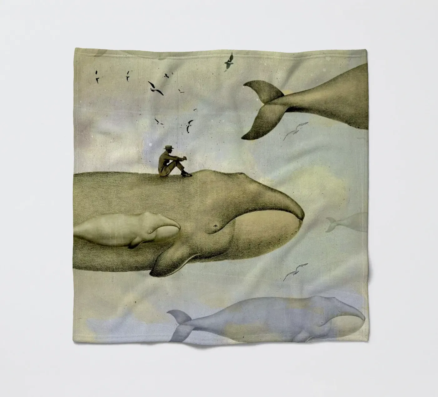 Contemplation Fleecedecke von Catrin Welz-Stein