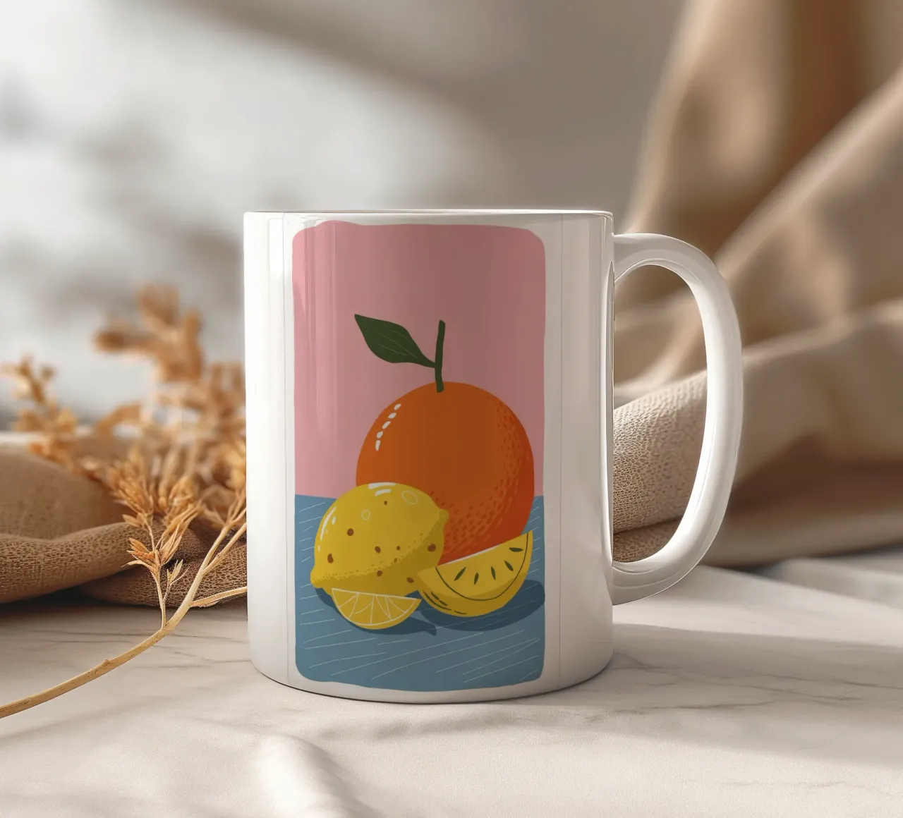 Agrumi Pop Stillness tazza in ceramica da Moonlite Desire