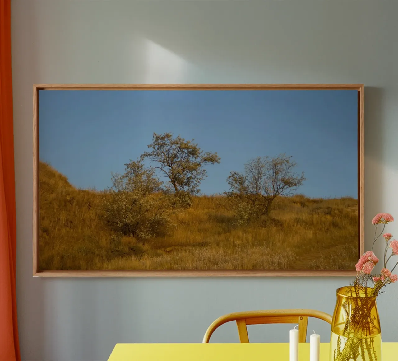 botany serene canvas with Floater frame by life of sands
