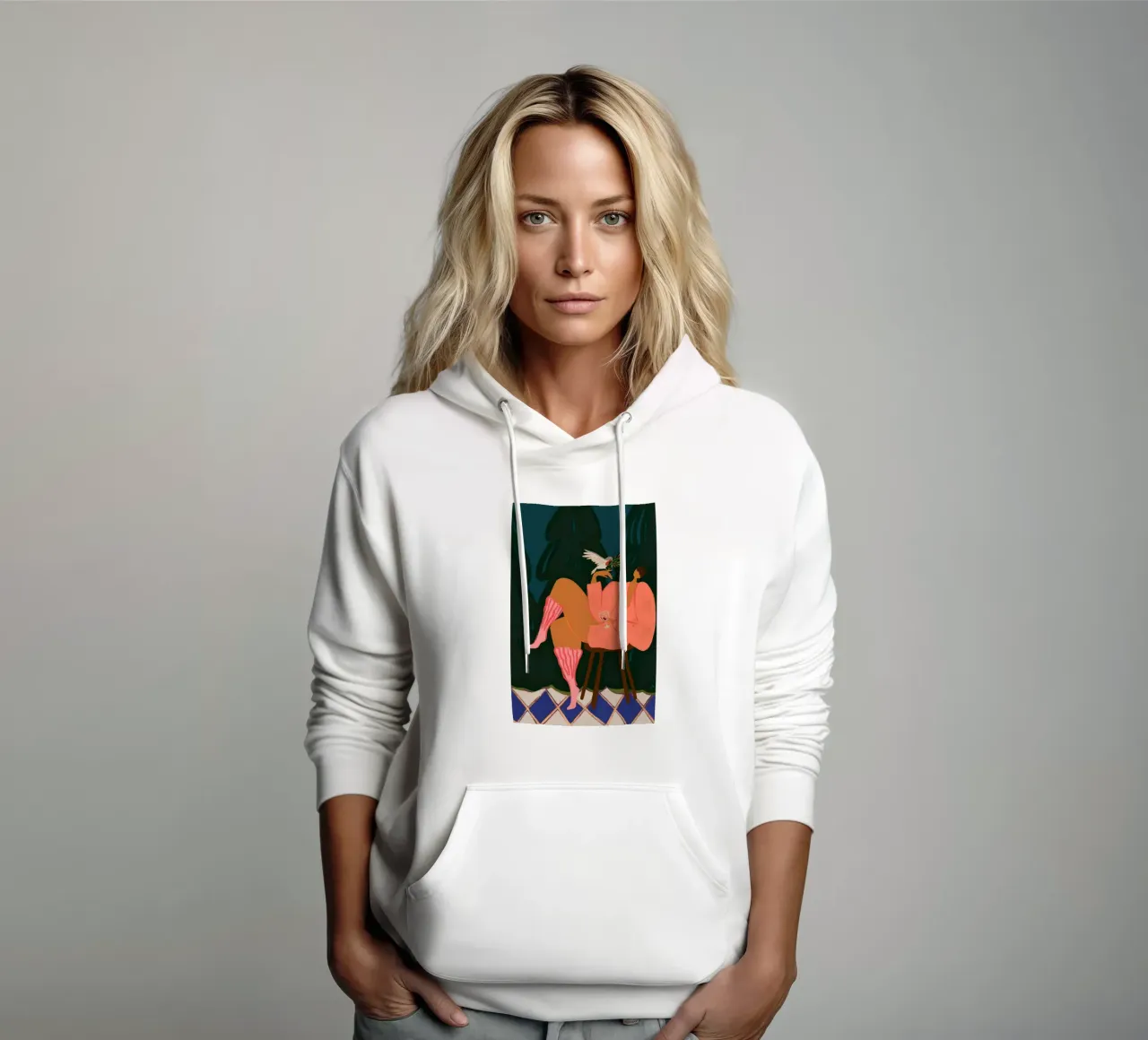 A Lil Birdy Told Me hoodie by Arty Guava
