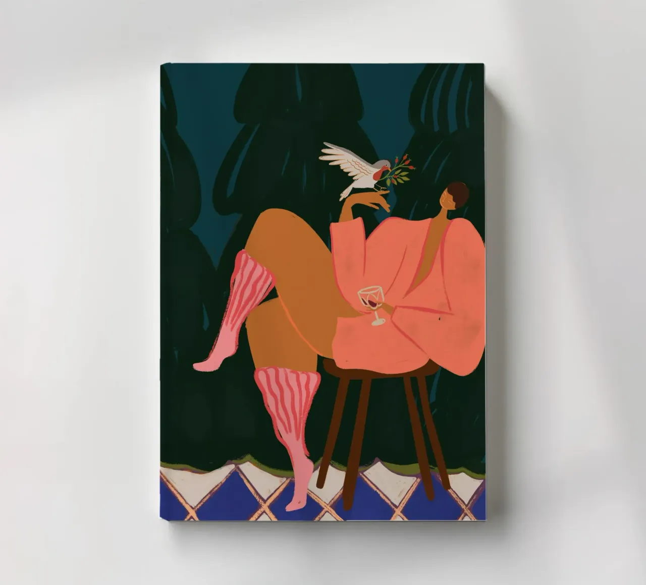 A Lil Birdy Told Me notebook by Arty Guava