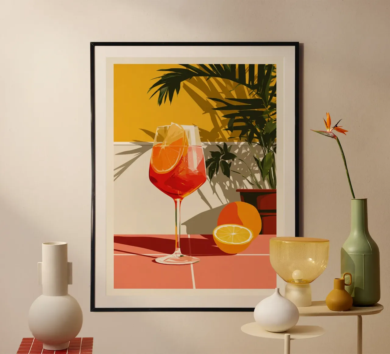 Sunset Aperitivo poster de michi