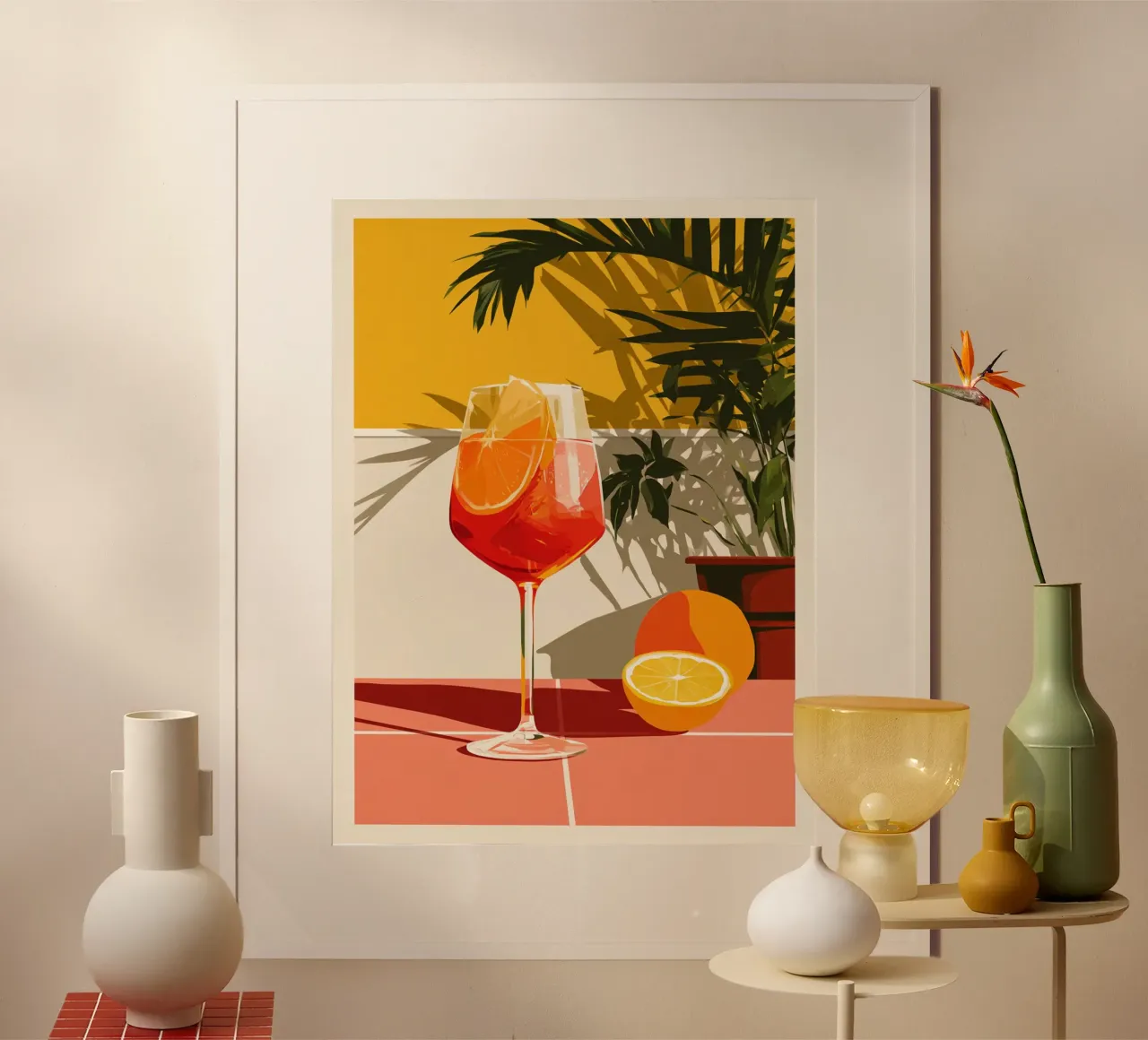 Sunset Aperitivo poster de michi