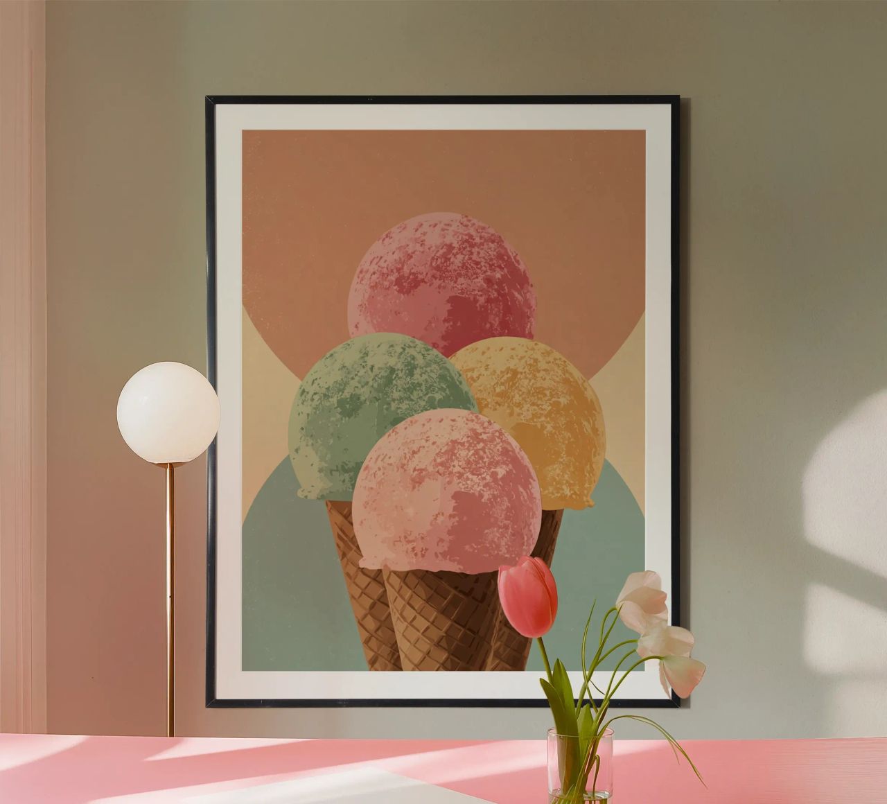 Italian Gelato poster by michi