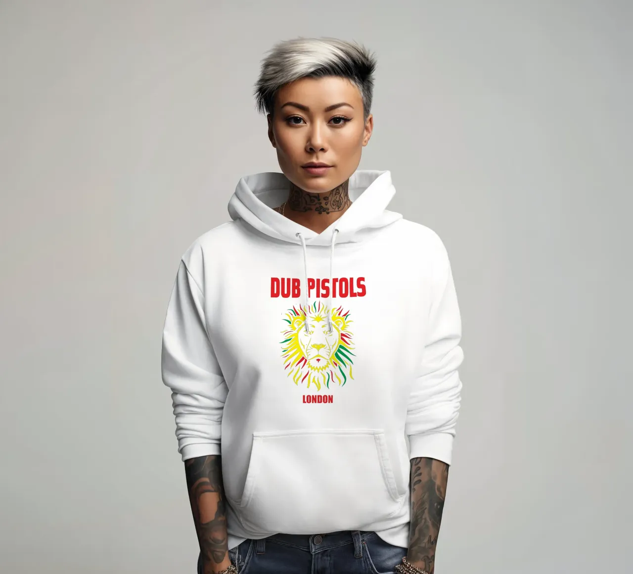 Dub Pistols felpa con cappuccio da eileen shop
