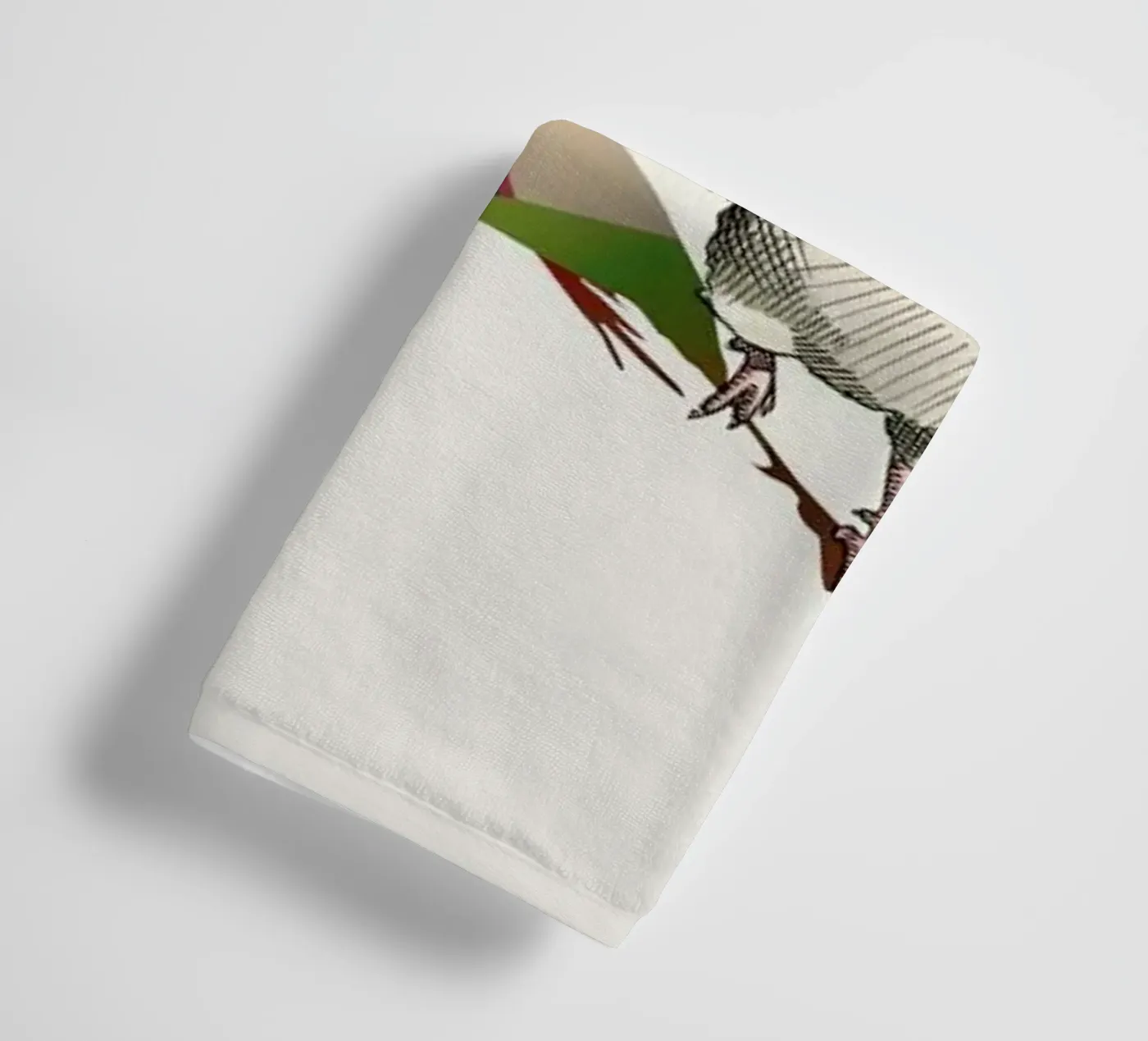 Walking Shadow - Rooster towel by Jason Ratliff