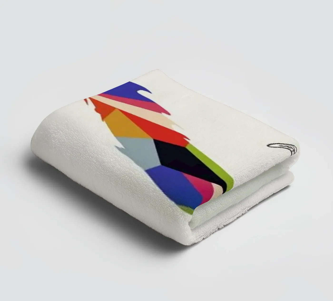 Walking Shadow - Rooster towel by Jason Ratliff