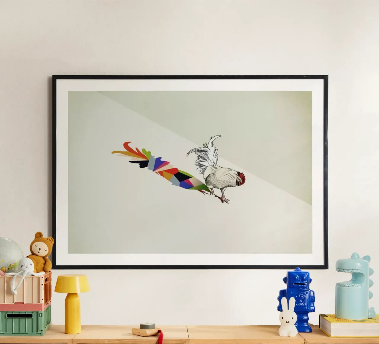 Walking Shadow - Rooster poster da Jason Ratliff