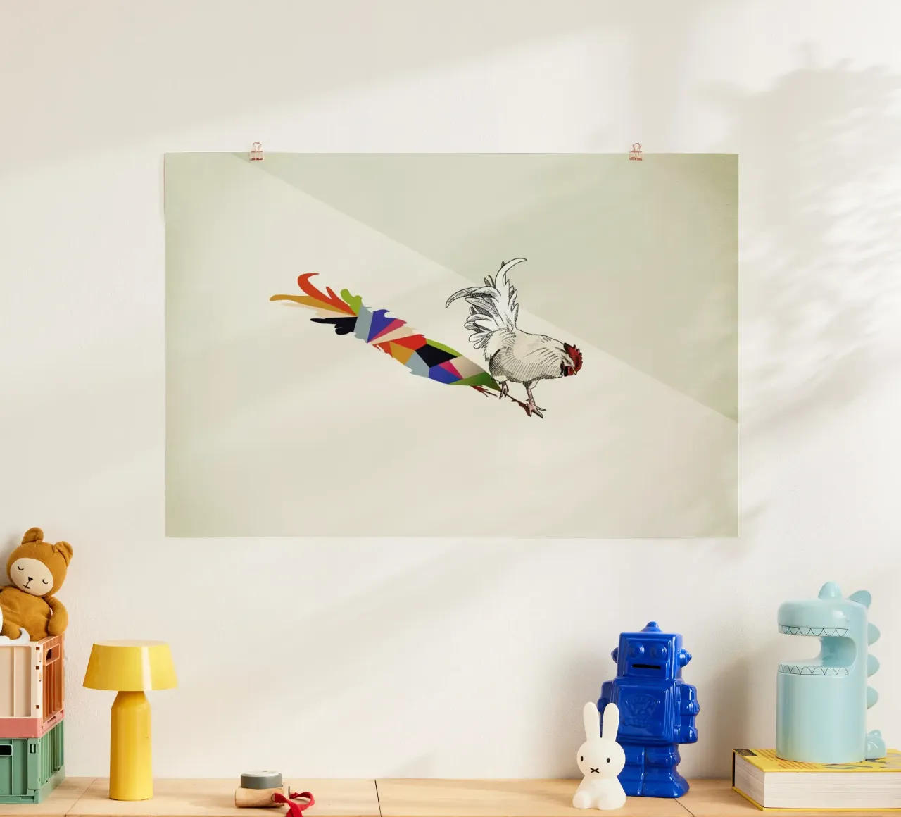 Walking Shadow - Rooster poster da Jason Ratliff