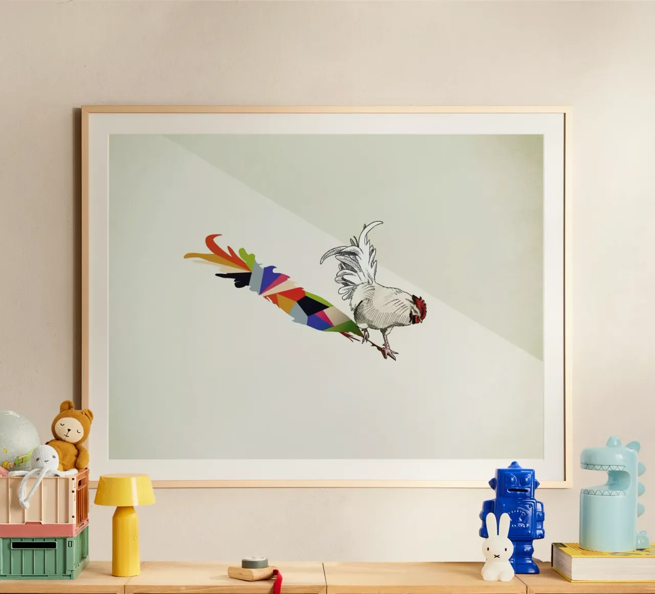 Walking Shadow - Rooster poster da Jason Ratliff