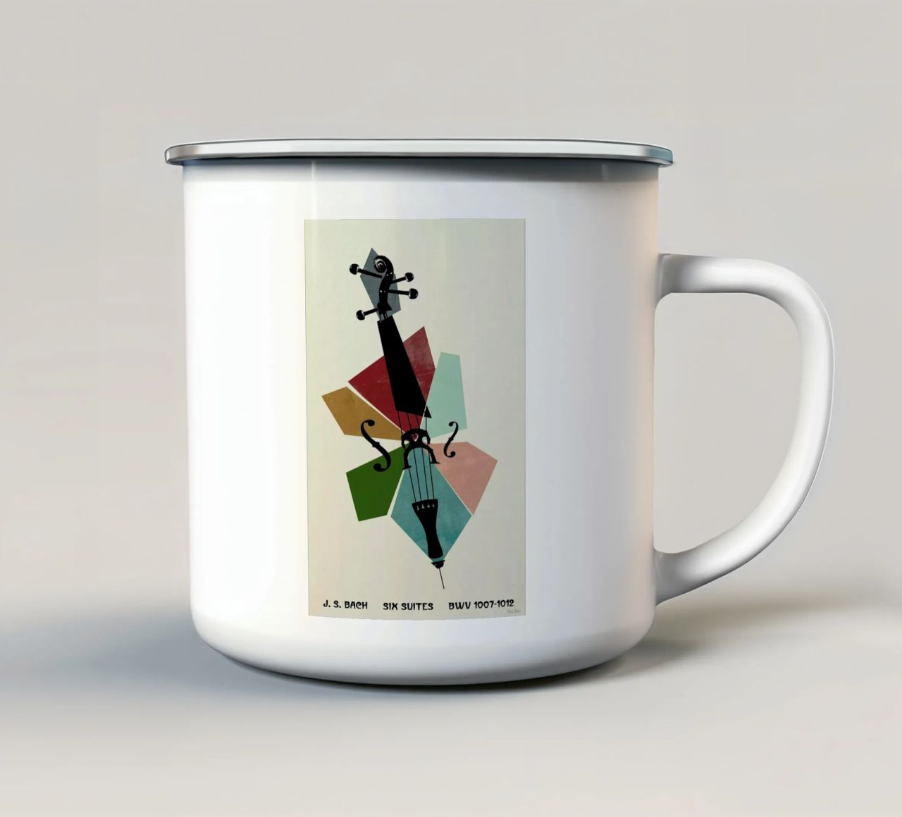 Bach - Cello Suites tazza in smalto da Prelude Posters