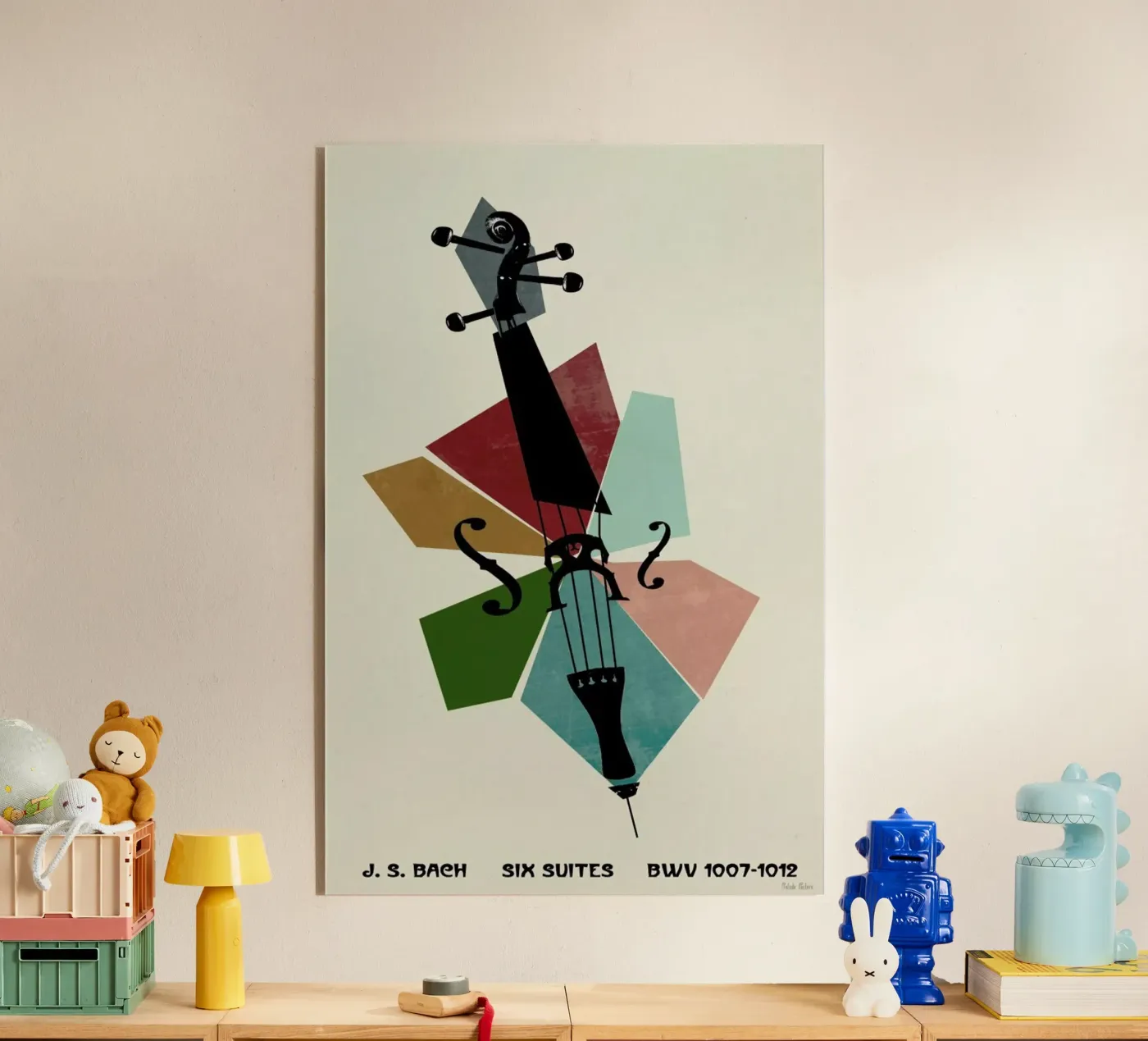 Bach - Cello Suites plexiglas de Prelude Posters