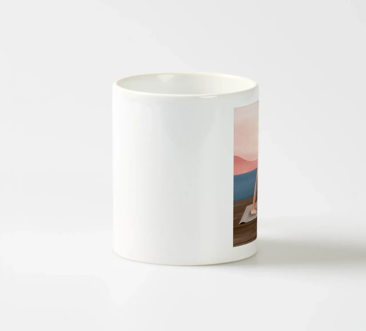 Harmony at Dawn tazza in ceramica da Flow Line