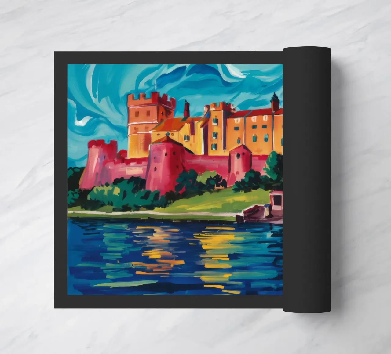 Riflesso del castello sul lago zerbino da Lush Essence