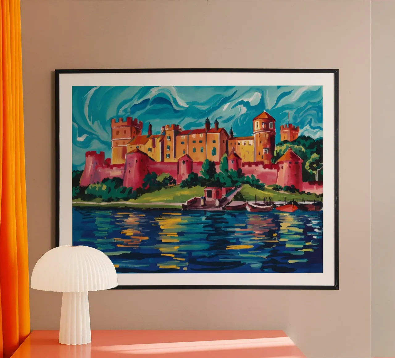 Riflesso del castello sul lago carta hahnemühle da Lush Essence
