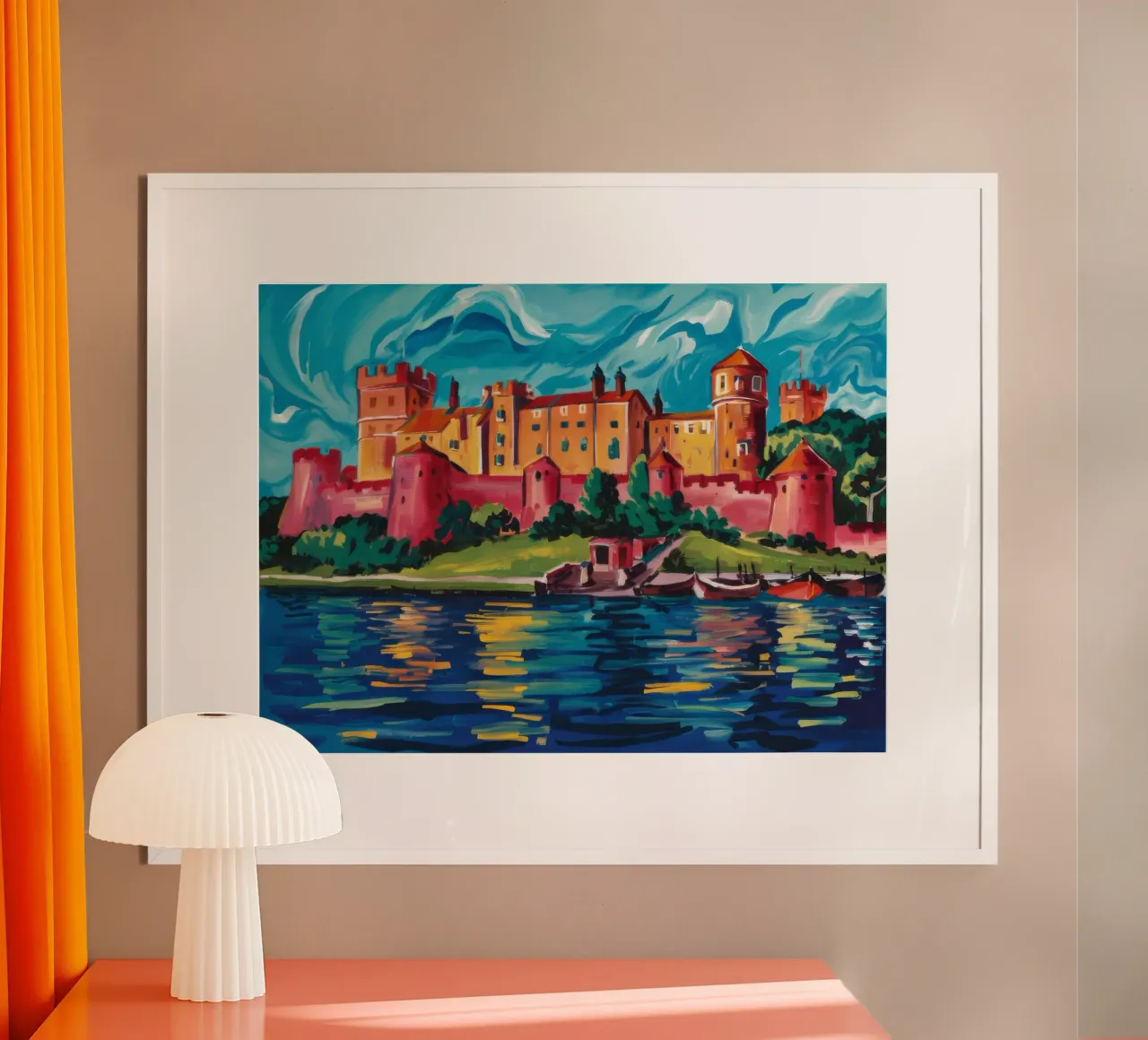 Riflesso del castello sul lago carta hahnemühle da Lush Essence