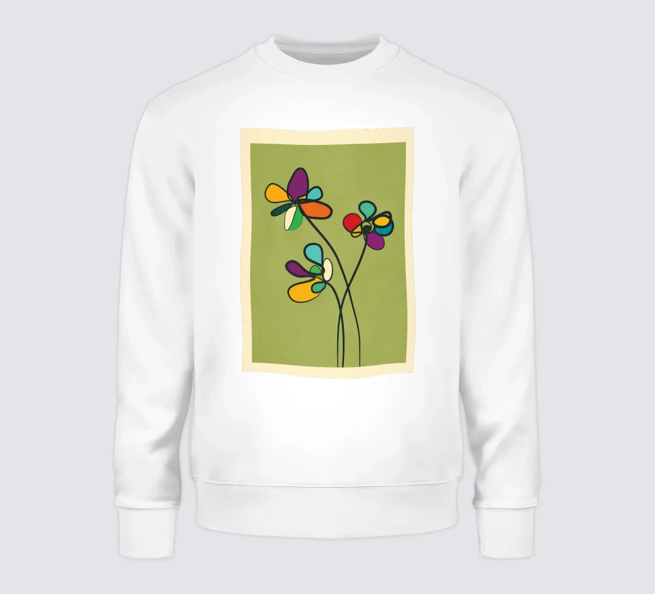 Line Little Wildflowers 2 felpa da Flow Line