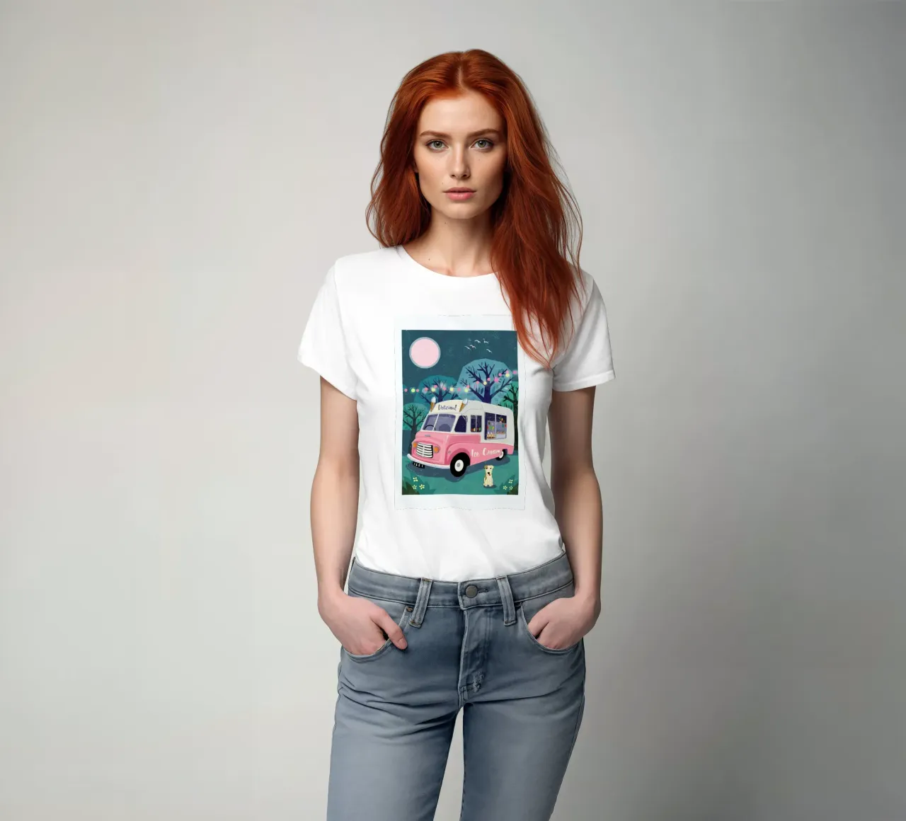 Ice Cream Van t-shirt da Rocket68