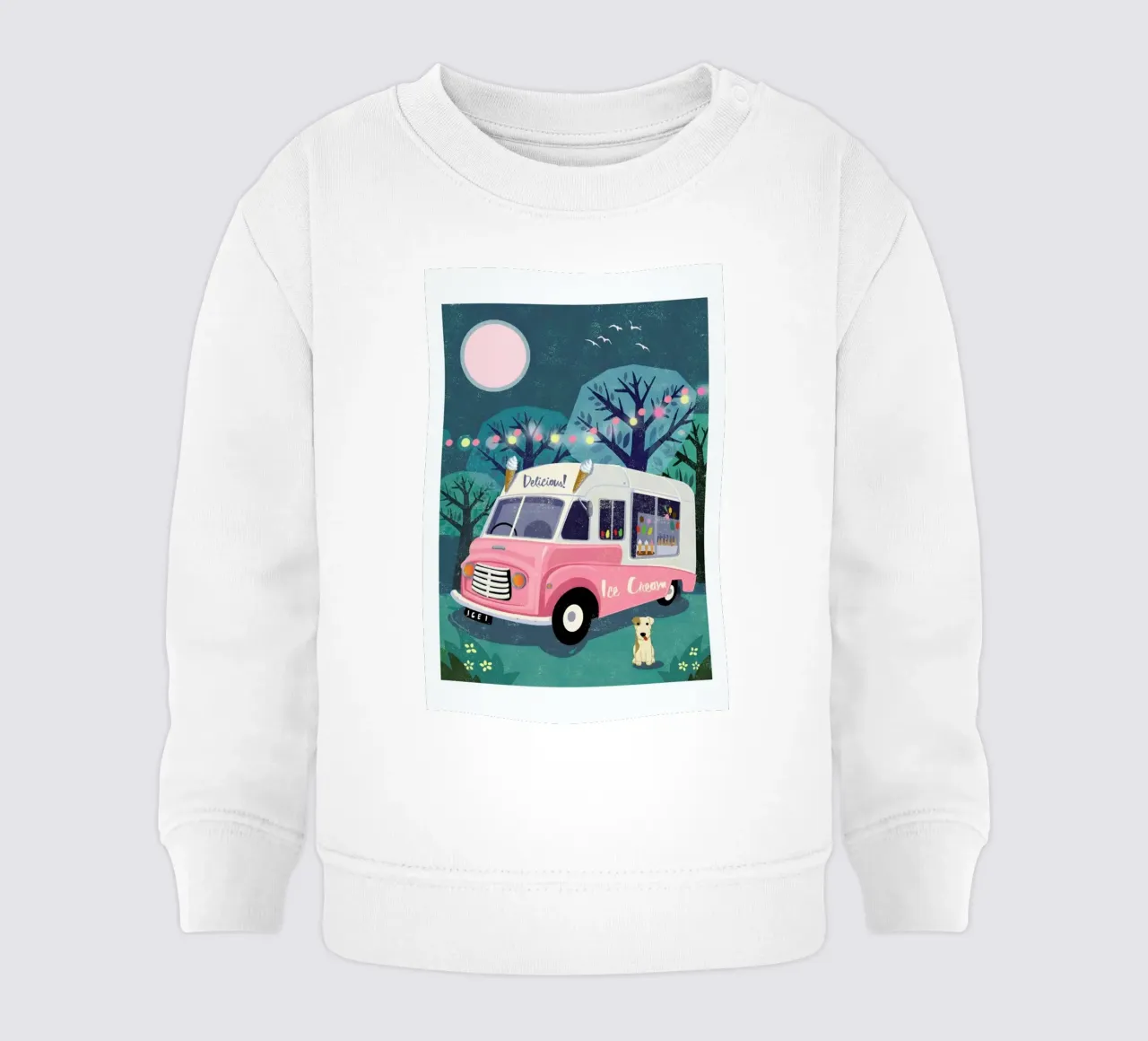 Ice Cream Van felpa neonato da Rocket68