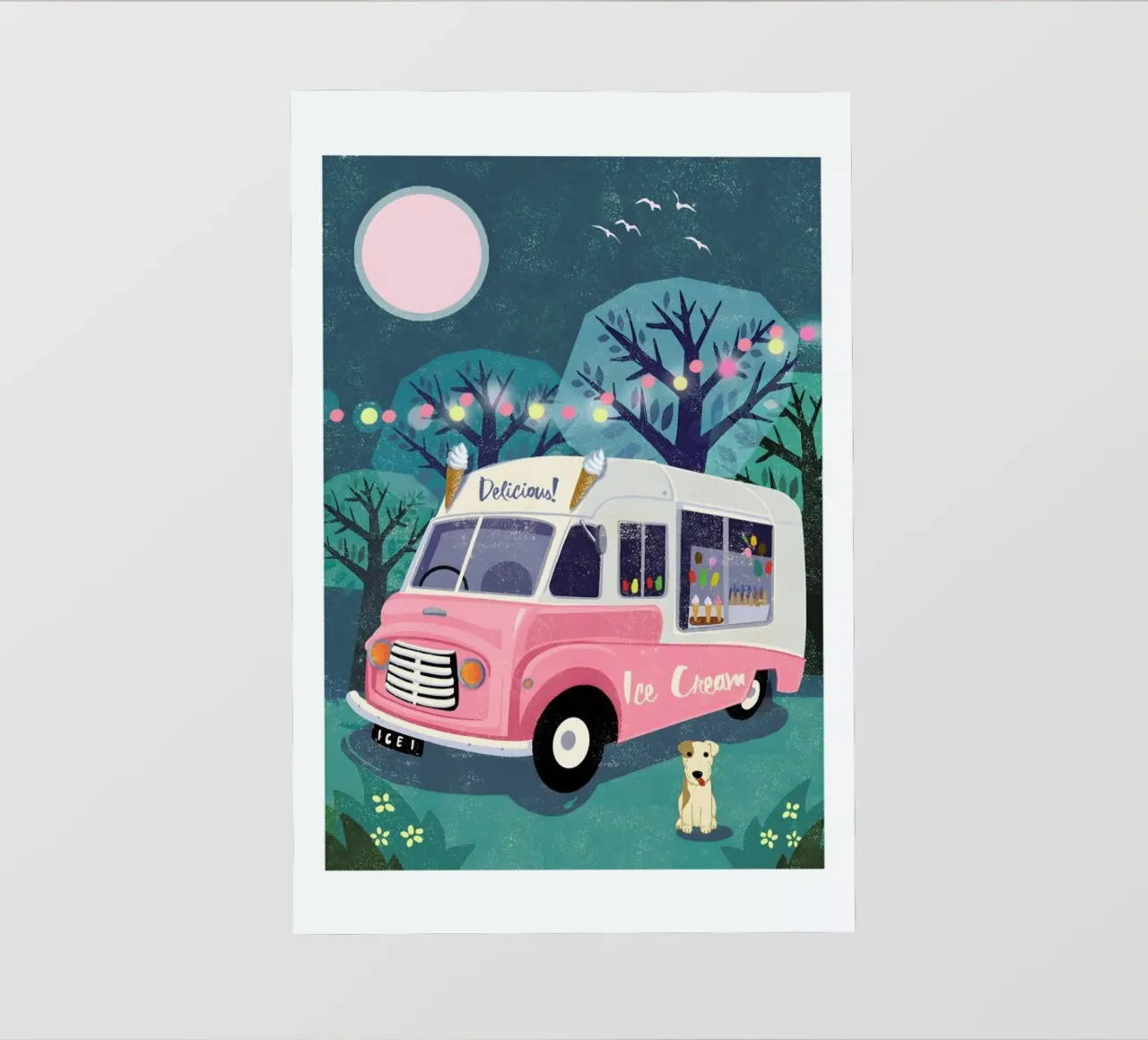 Ice Cream Van pellicola backlit da Rocket68