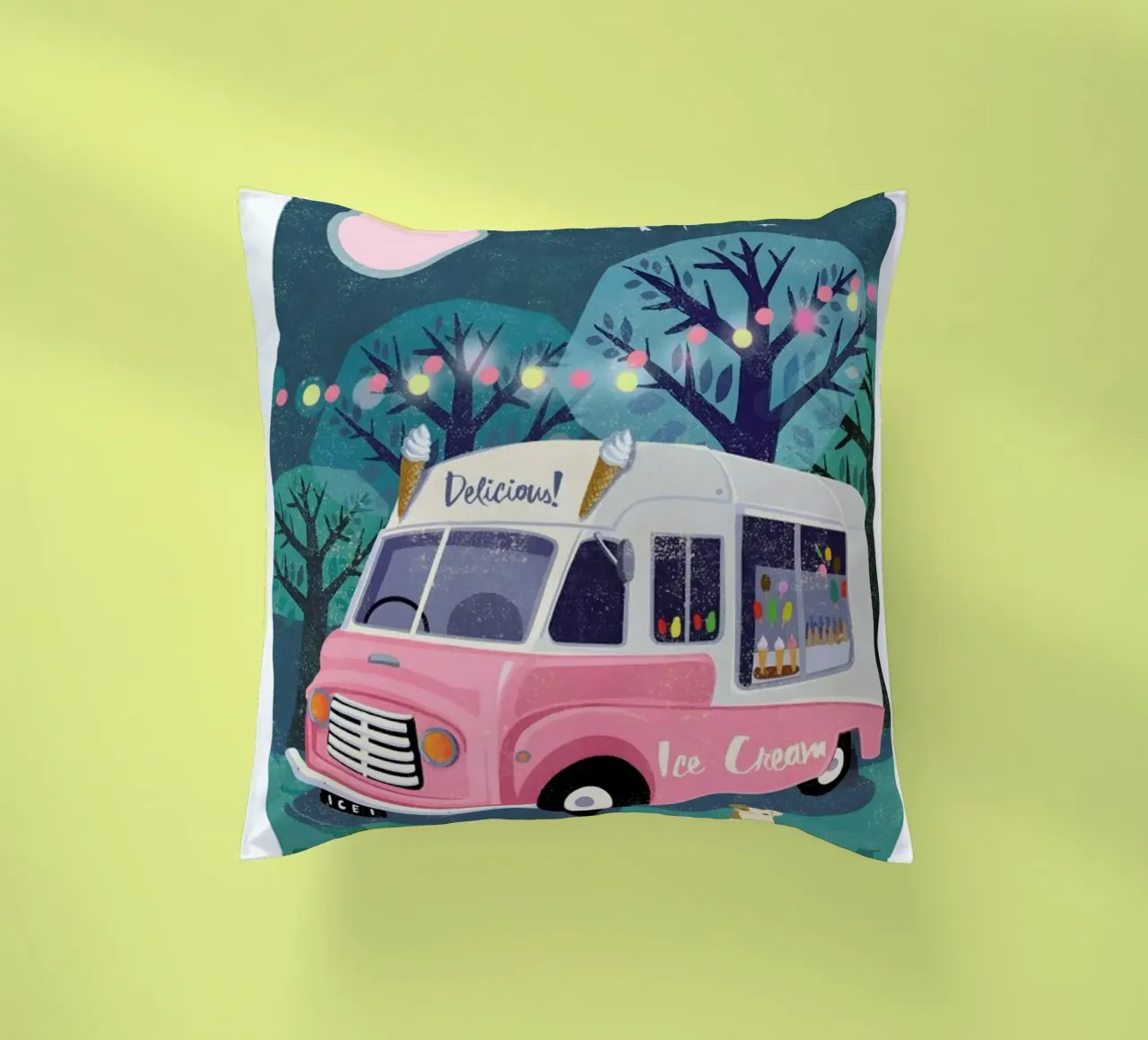 Ice Cream Van cuscino da Rocket68