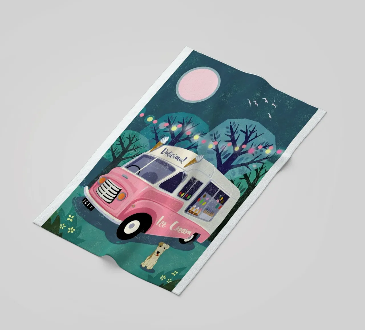 Ice Cream Van telo mare da Rocket68