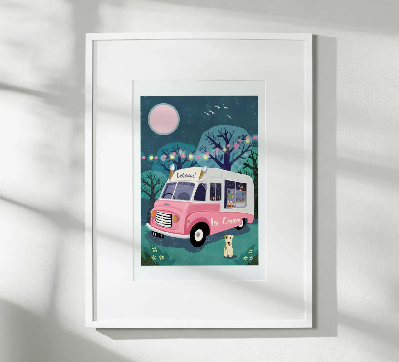 Ice Cream Van carta hahnemühle da Rocket68