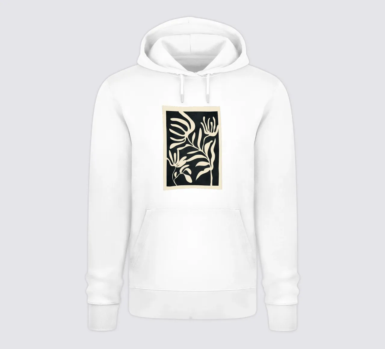 Minimal Abstract Art Plant felpa con cappuccio da Flow Line