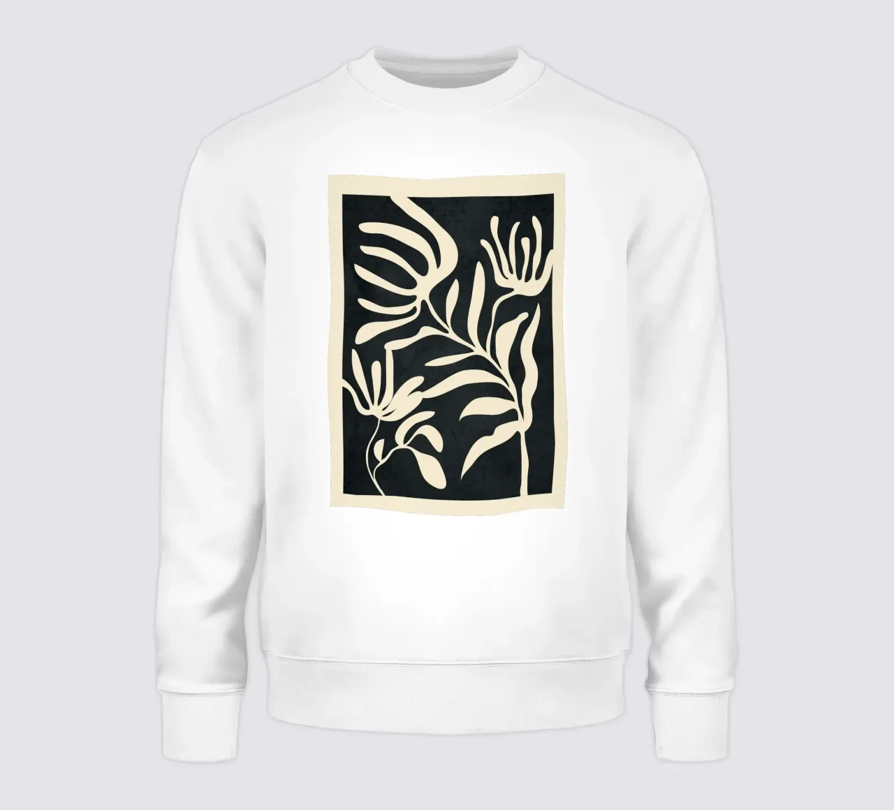 Minimal Abstract Art Plant felpa da Flow Line