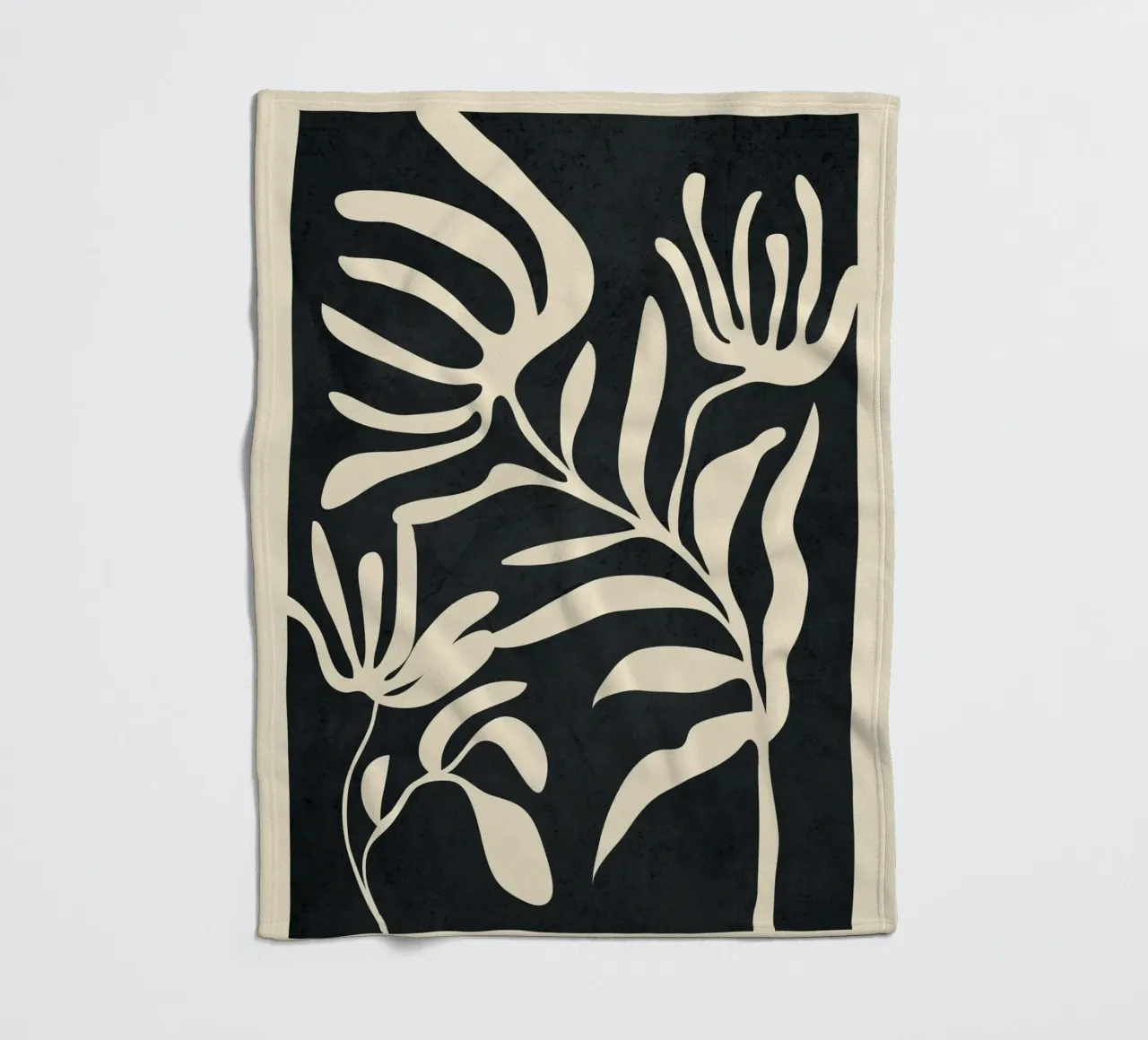 Minimal Abstract Art Plant coperta in pile da Flow Line