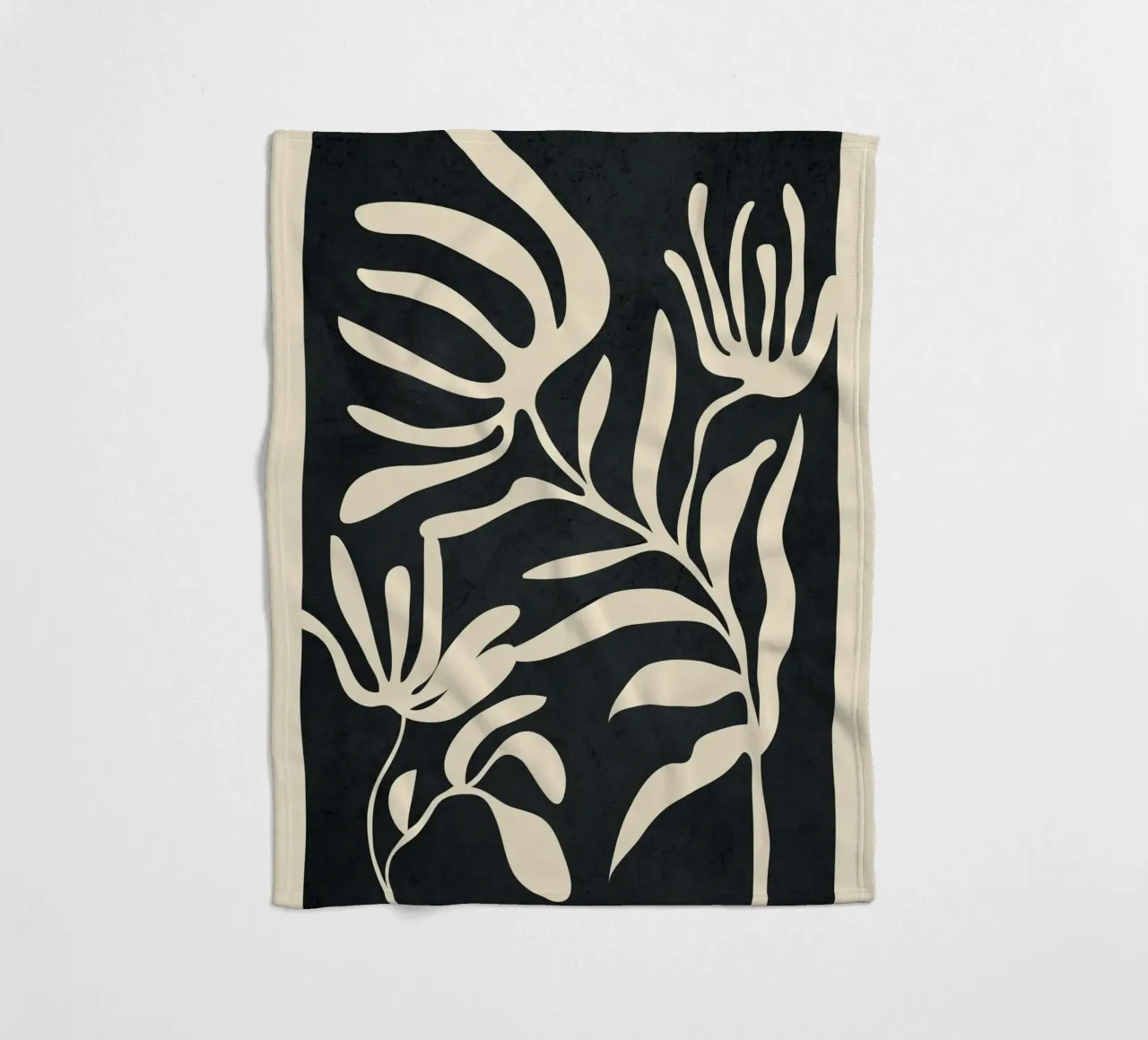 Minimal Abstract Art Plant coperta in pile da Flow Line