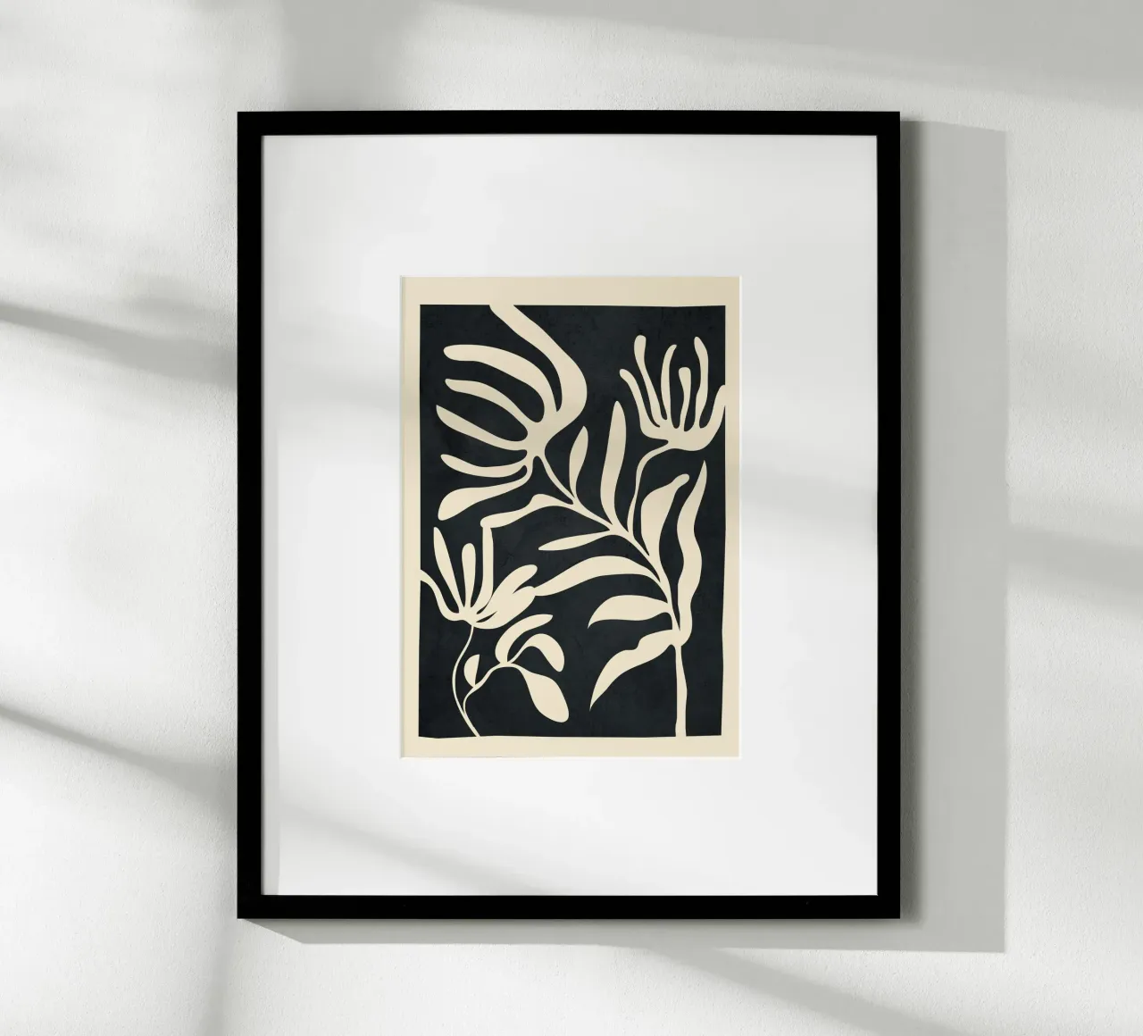 Minimal Abstract Art Plant poster da Flow Line