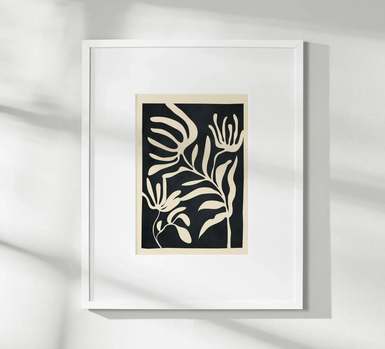 Minimal Abstract Art Plant poster da Flow Line
