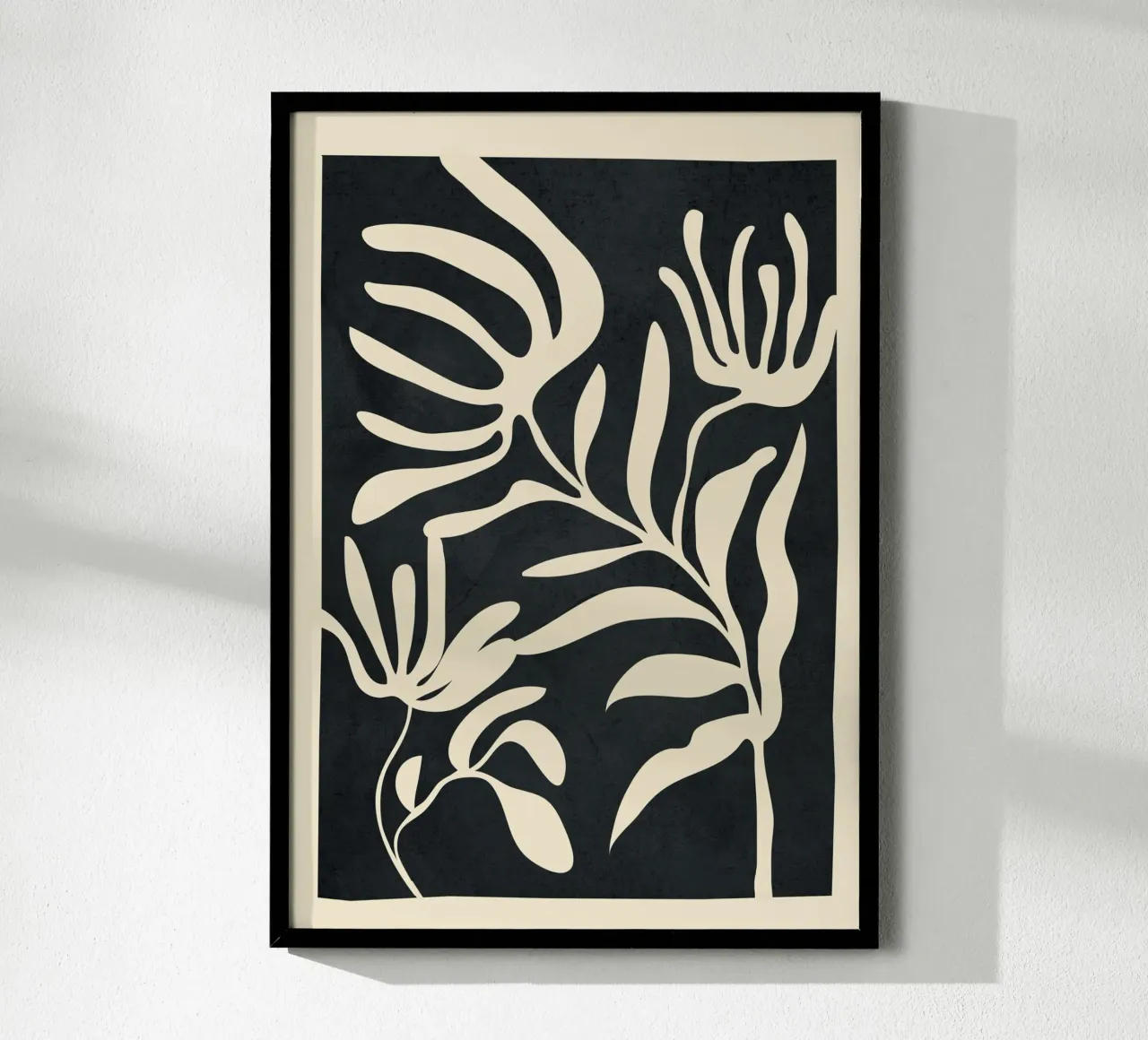 Minimal Abstract Art Plant poster da Flow Line