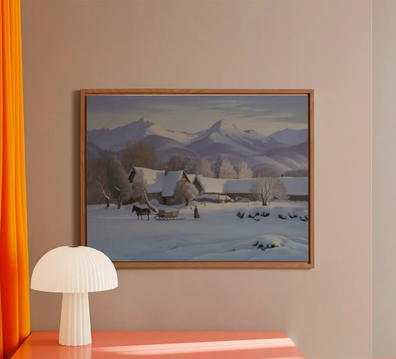 Cabina invernale Haven alluminio dibond da Radiance Landscape