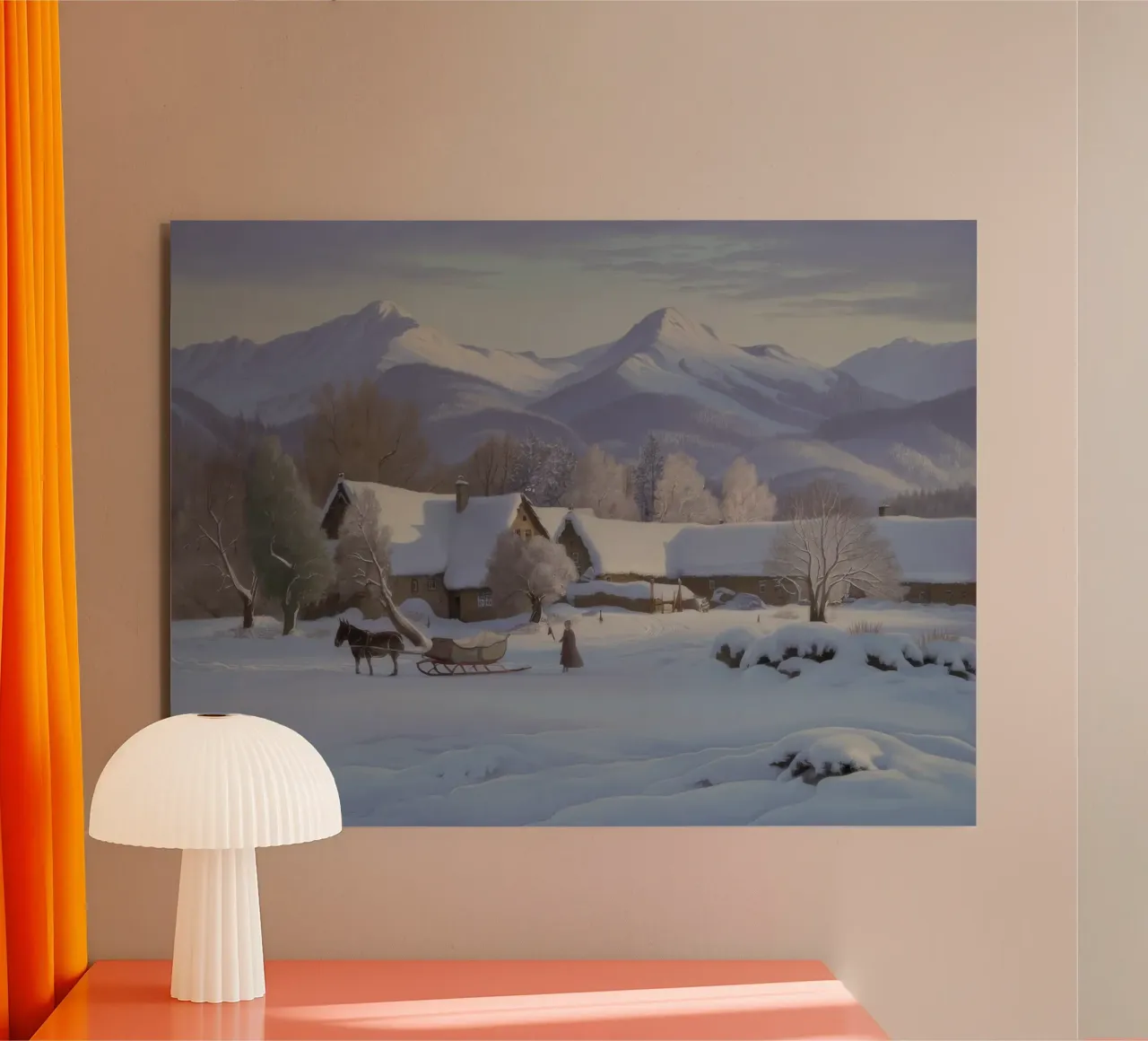 Cabina invernale Haven alluminio dibond da Radiance Landscape