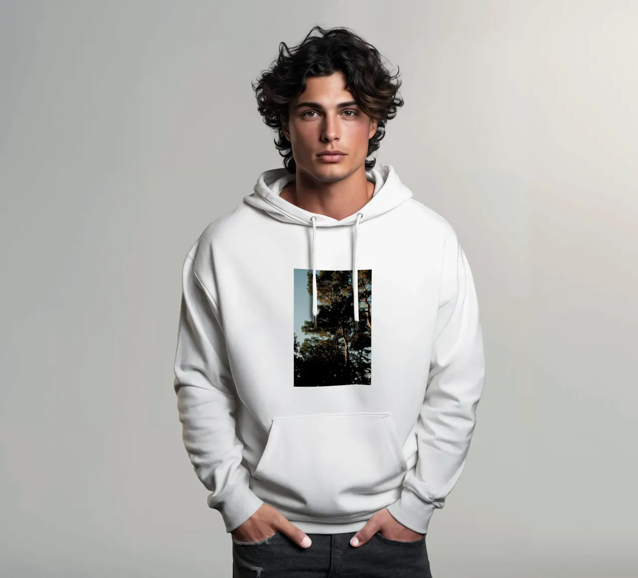 Lights And Shoadows felpa con cappuccio da Sebastian Hilgetag