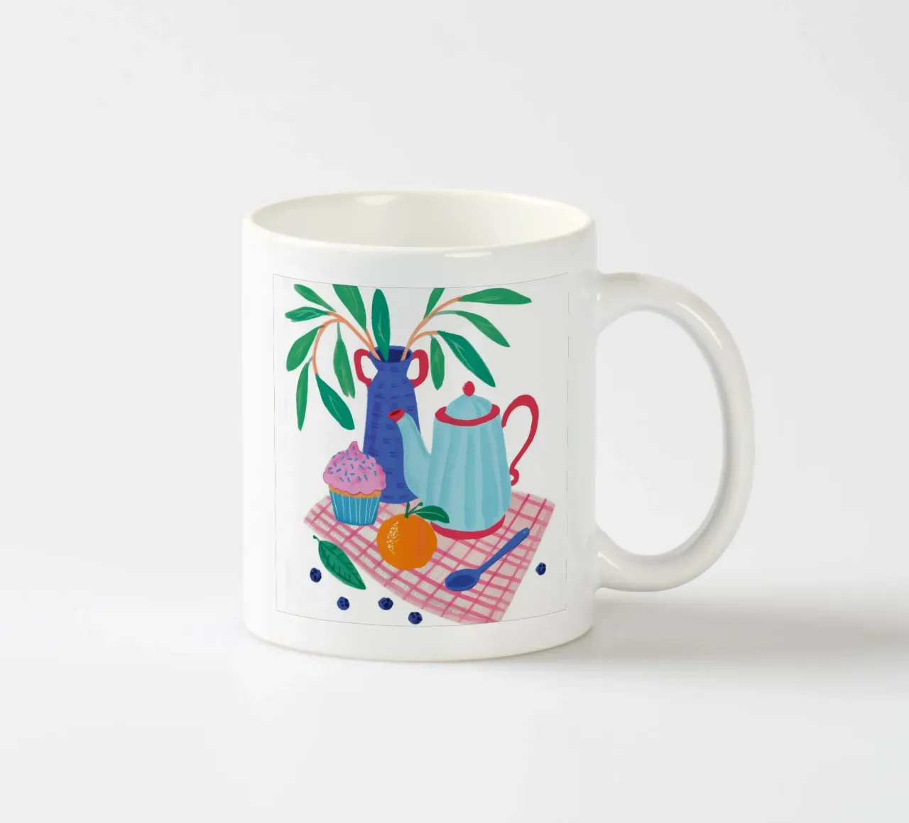 L'ora del tè: un'accozzaglia gioiosa tazza in ceramica da Moonlite Desire