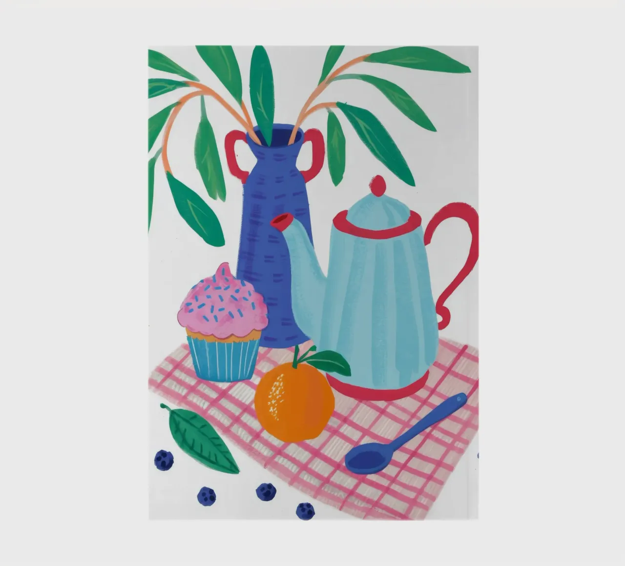 Teatime Joyful Jumble notebook by Moonlite Desire