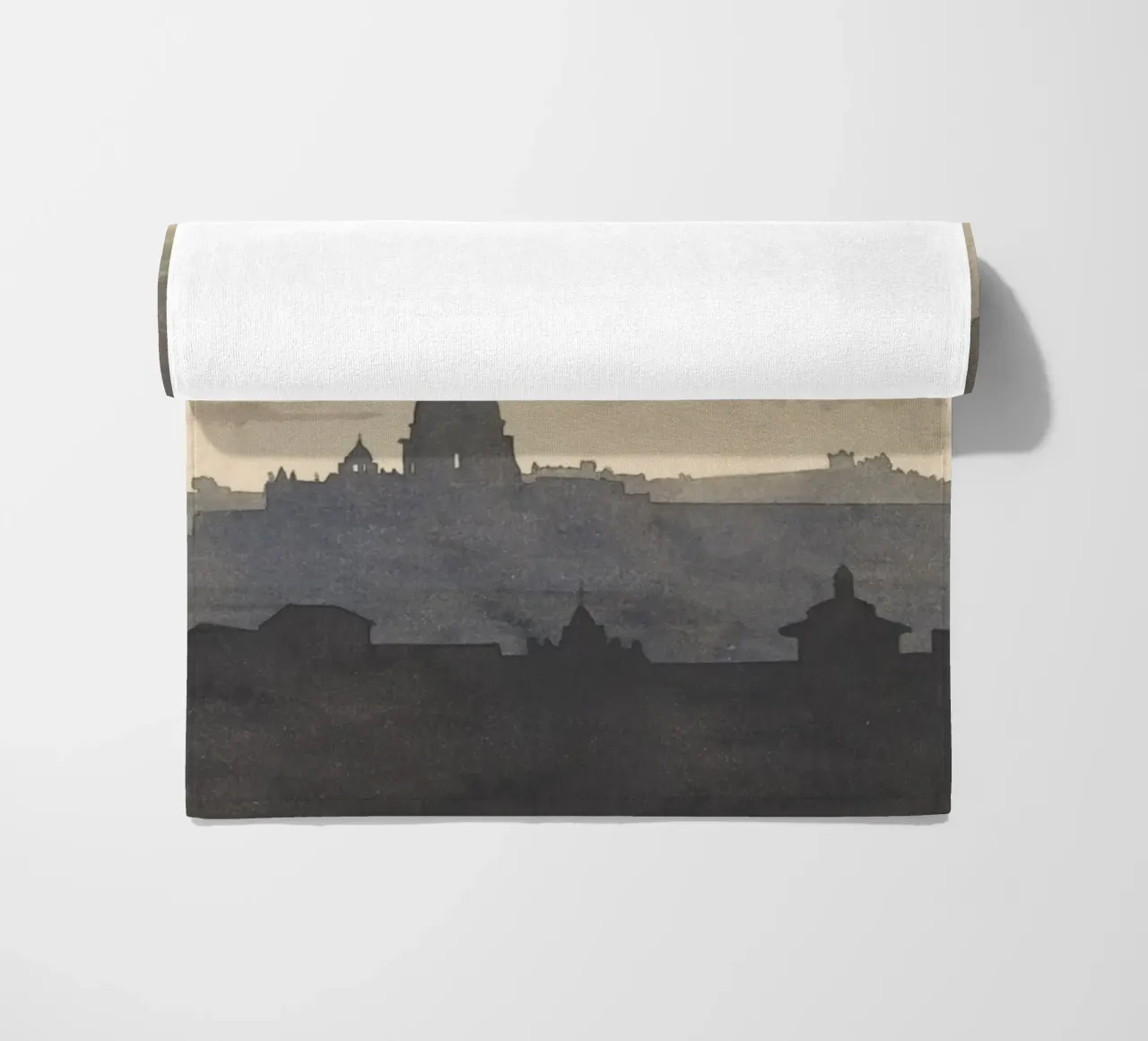 J.M.W. Turner - Cupola di San Pietro Roma - Città monocromatica telo mare da ClubArt