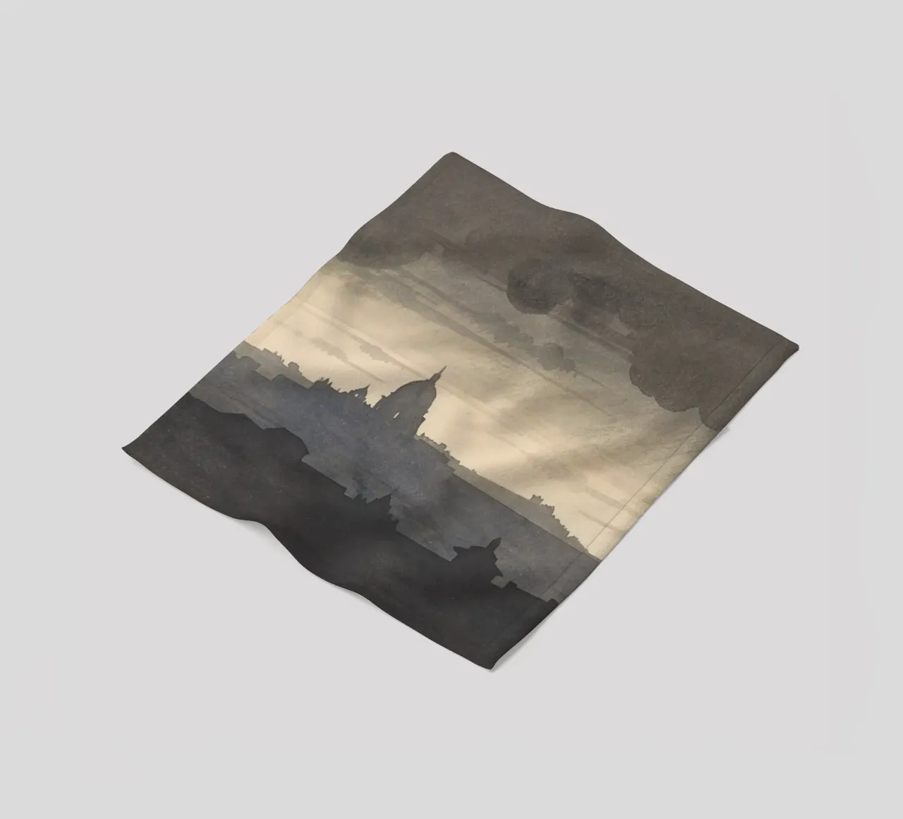J.M.W. Turner - Cupola di San Pietro Roma - Città monocromatica coperta in pile da ClubArt