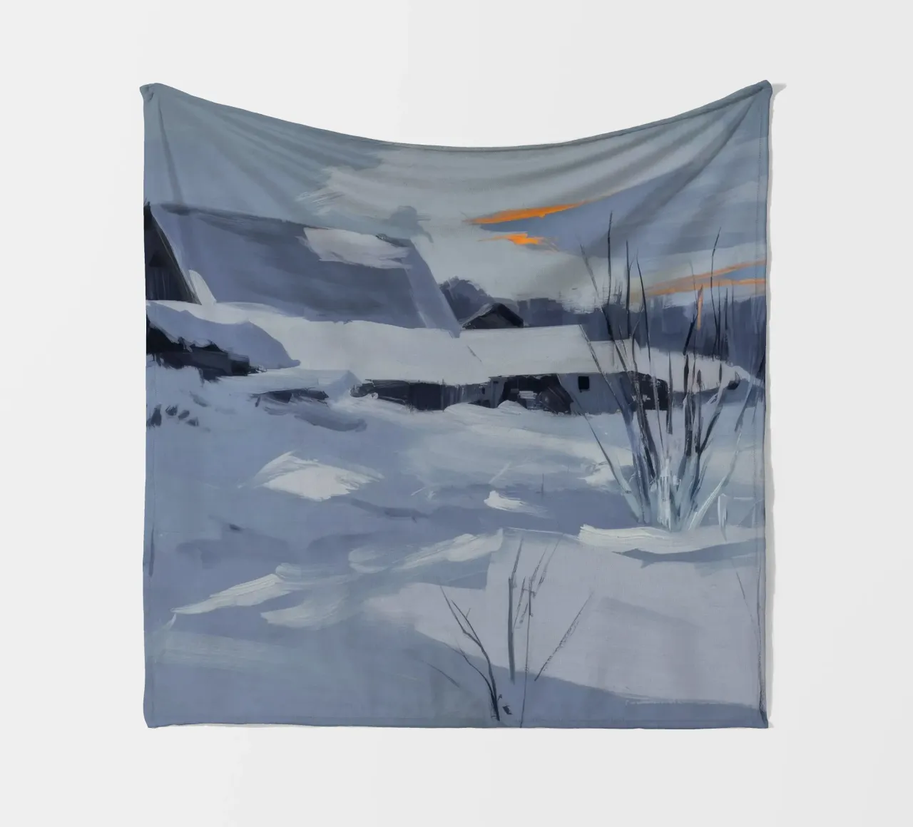 Coperta di neve di Homestead coperta in pile da Radiance Landscape