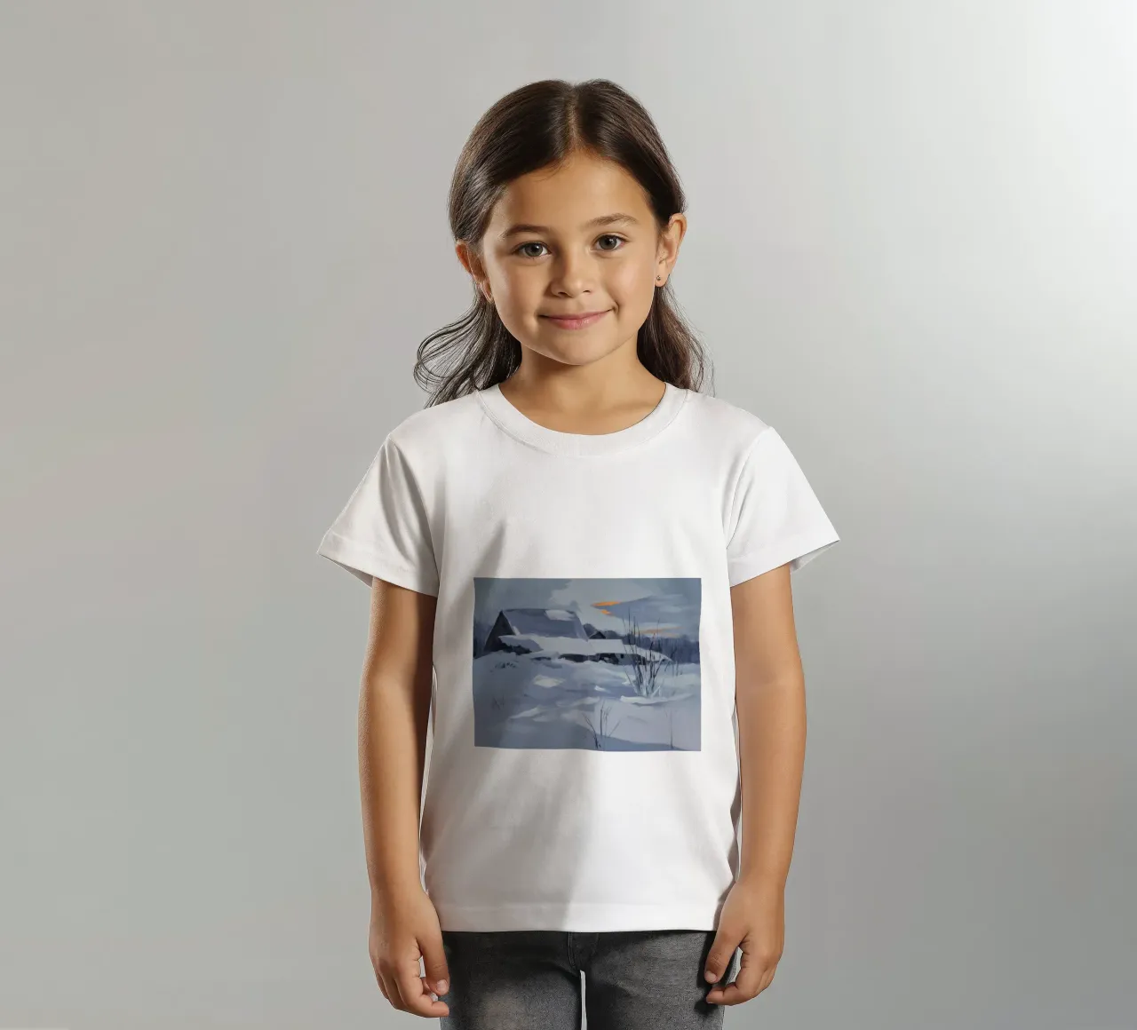 Coperta di neve di Homestead t-shirt bambini da Radiance Landscape