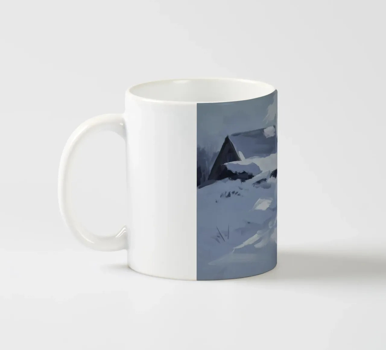 Coperta di neve di Homestead tazza in ceramica da Radiance Landscape