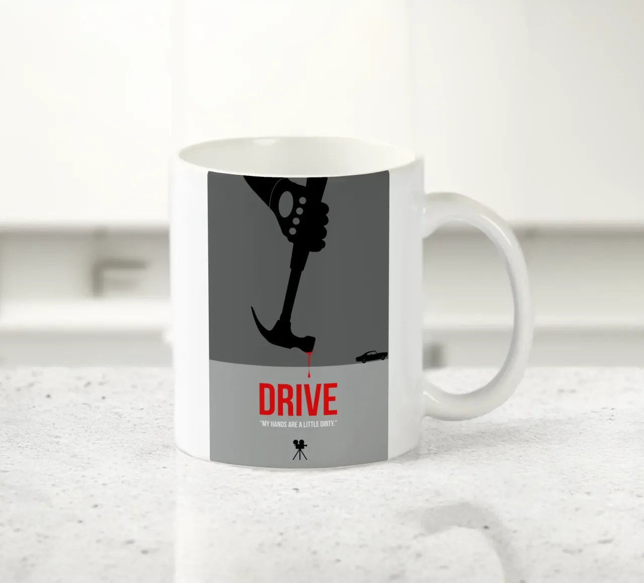Drive ceramic mug by Naxart