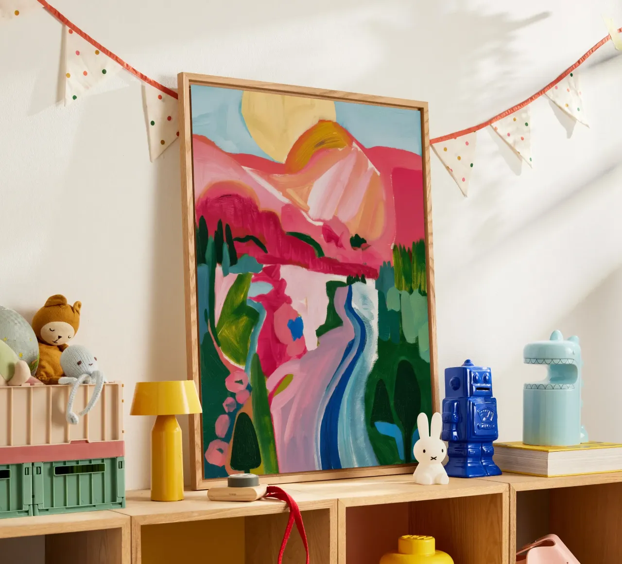 Flusso della valle cromatica plexiglass da Vivid Reverie