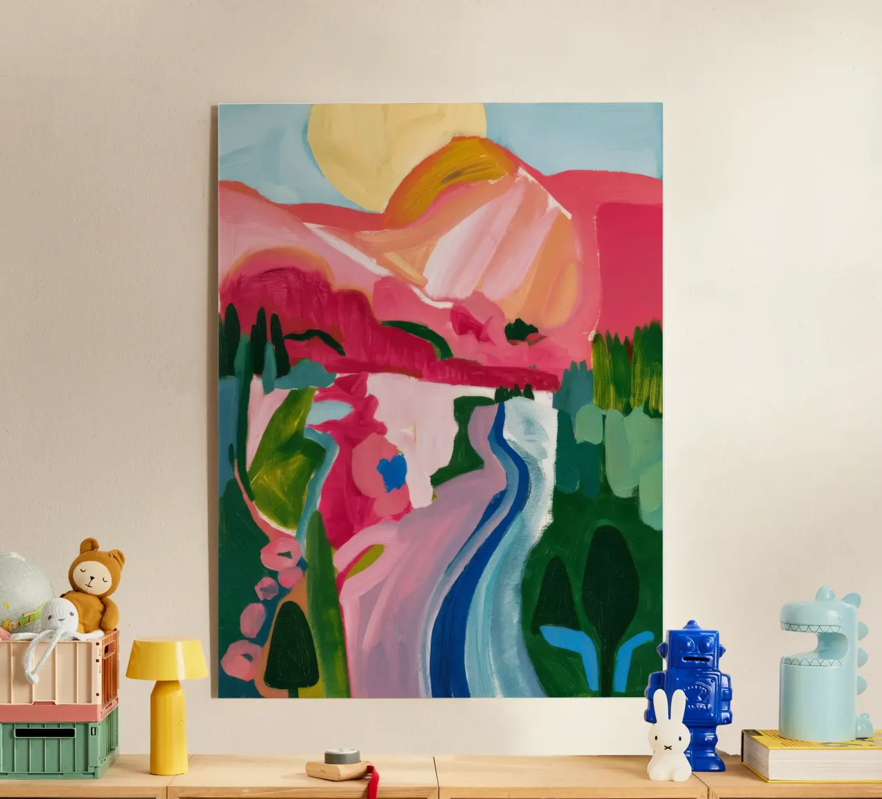 Flusso della valle cromatica plexiglass da Vivid Reverie